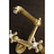 Kingston Brass English Country 6" Adjustable Center Wall Mount Kitchen Faucet, Brass KS7227AX - alternate 5